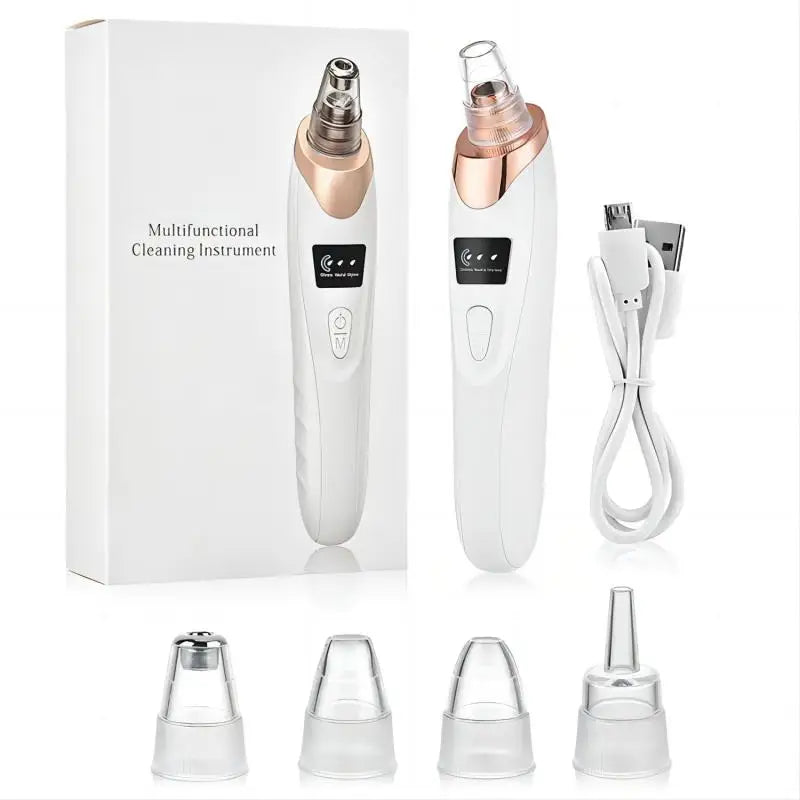 Rechargeable Blackhead Remover Vacuum – Powerful Pore Cleaner & Acne Extractor for Face & Nose