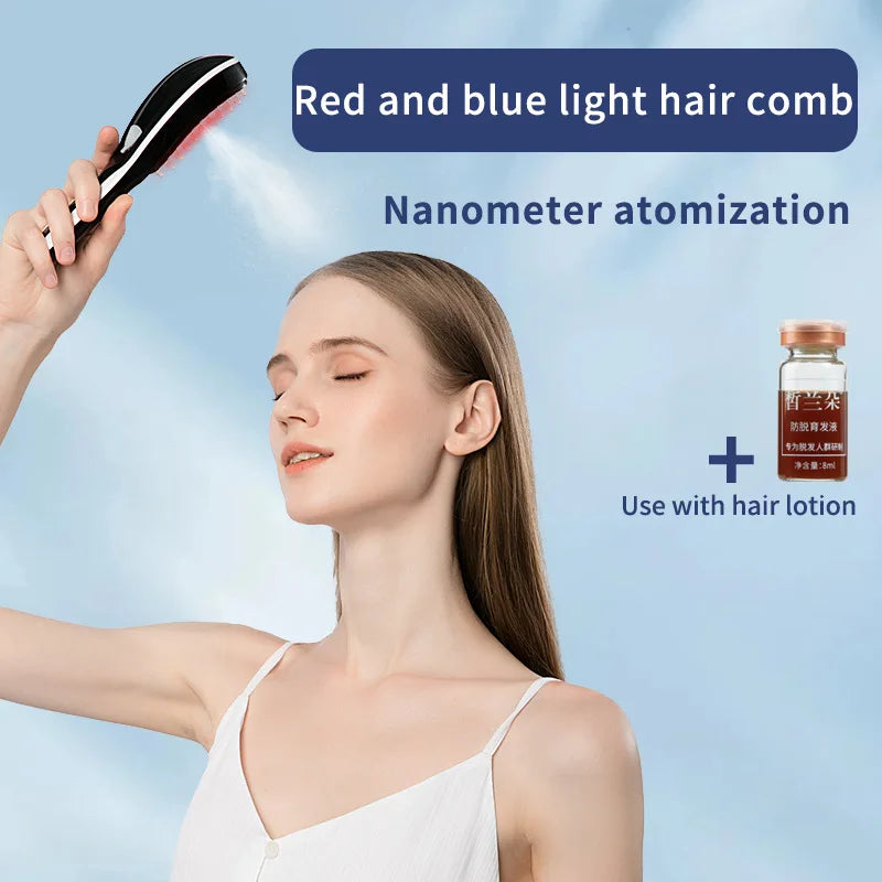 Electric Spray Massage Comb for Hair Growth