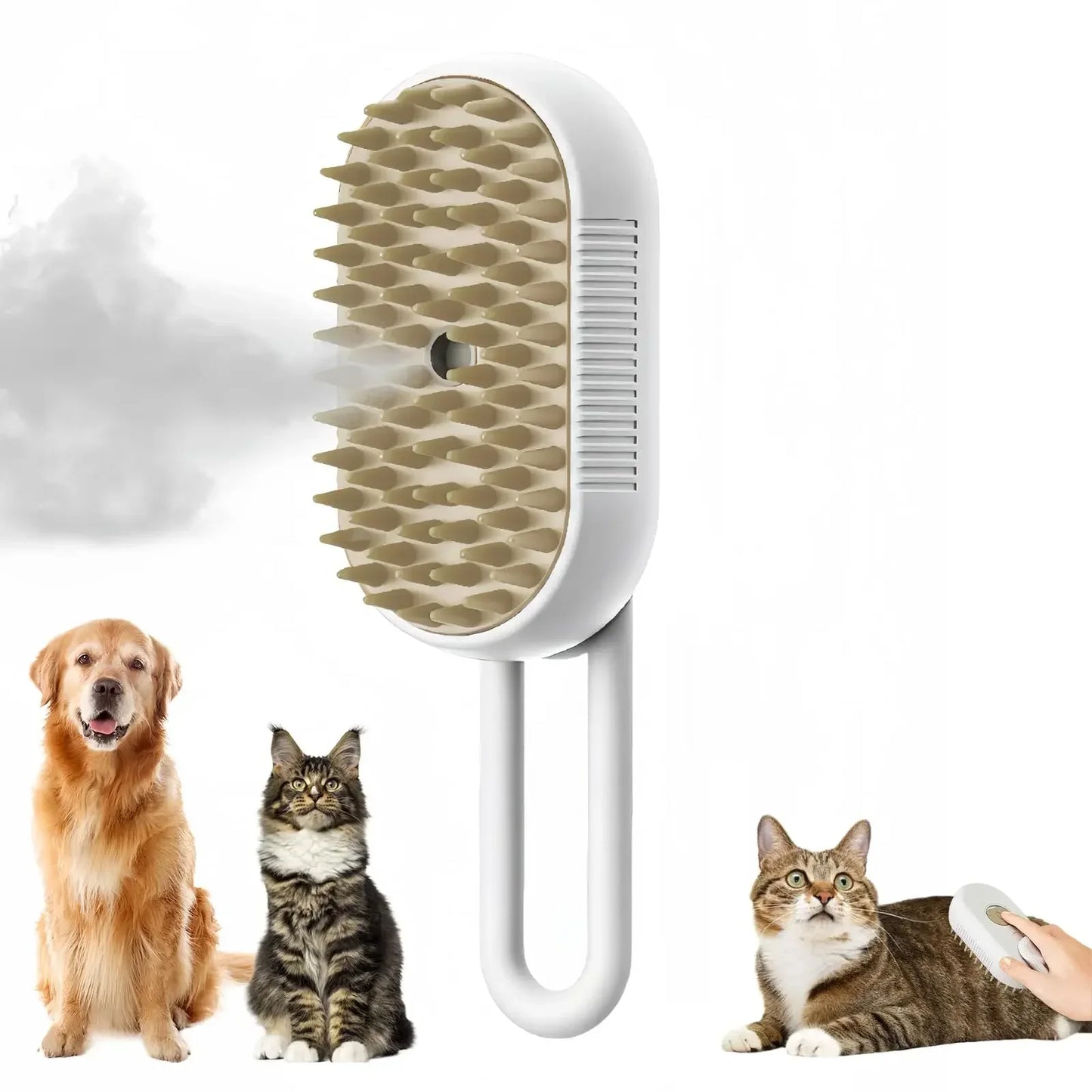 Steam-Pet Grooming Comb